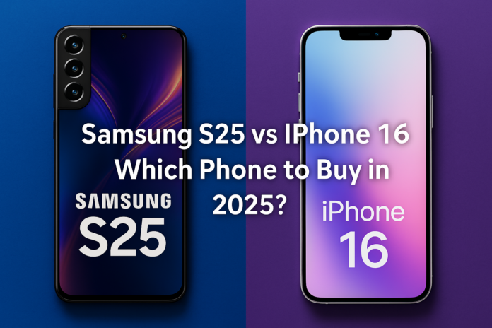 Samsung S25 vs iPhone 16 – The Best Smartphone of 2025 with AI and Advanced Features